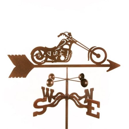 Ez Vane EZ Vane EZ1021-GR Chopper Motorcycle Weathervane with Garden Mount EZ1021-GR